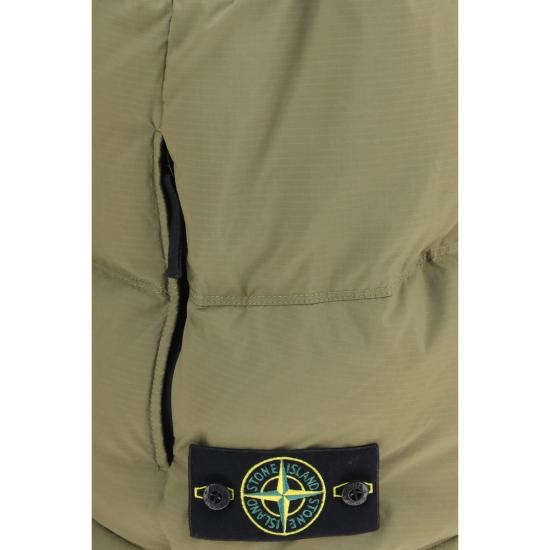 26FW 스톤 아일랜드 매트 립스톱 코두라 다운 베스트 STL2S15G100004S0483V005GBB BEIGE - STONE ISLAND