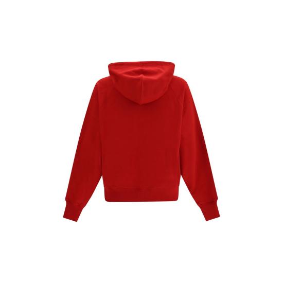 26FW 아미 후드 티셔츠 AMUSW803JE0273A202BB RED - AMI