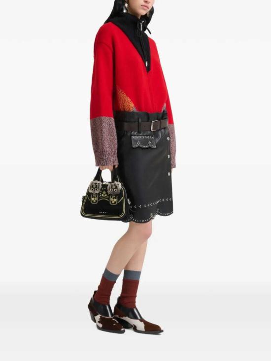26FW 마르니 스커트 GOMX0883UXULA772 00N99 BLACK - MARNI
