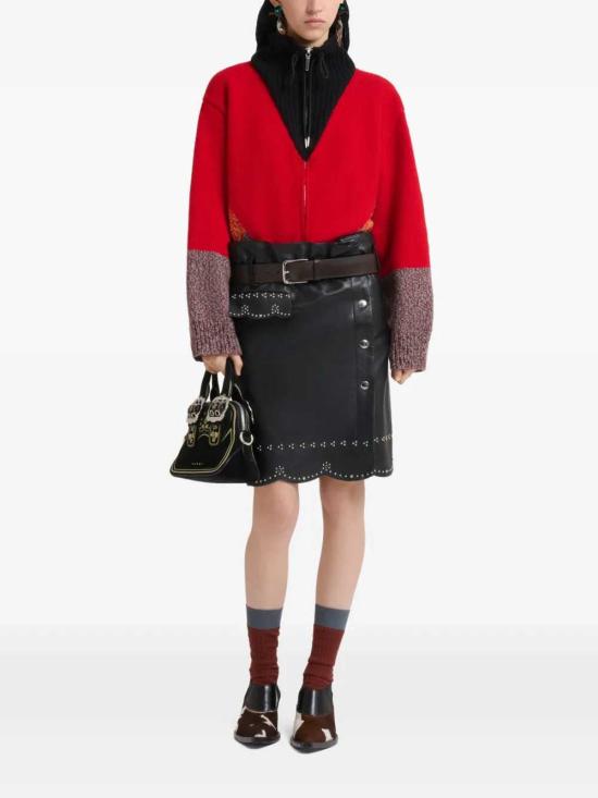 26FW 마르니 스커트 GOMX0883UXULA772 00N99 BLACK - MARNI