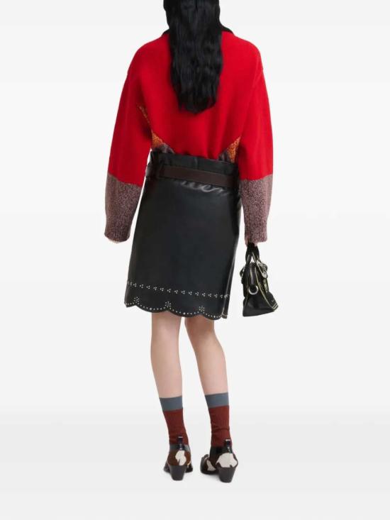 26FW 마르니 스커트 GOMX0883UXULA772 00N99 BLACK - MARNI