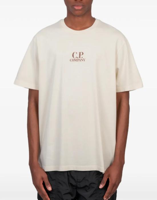 26FW 씨피 컴퍼니 반팔 티셔츠 20CMTS291A005431G114 Neutrals - C.P. COMPANY