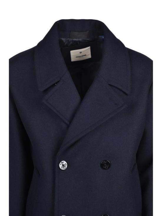 25FW 잭앤존스 자켓 테일러드 실루엣의 더블 브레스트 피코트 - JACK & JONES