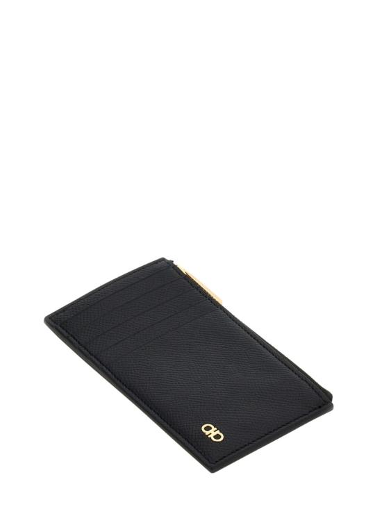 26FW 살바토레 페라가모 간치니 카드지갑 661453775663001 Black - SALVATORE FERRAGAMO