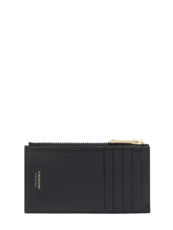 26FW 살바토레 페라가모 간치니 카드지갑 661453775663001 Black - SALVATORE FERRAGAMO