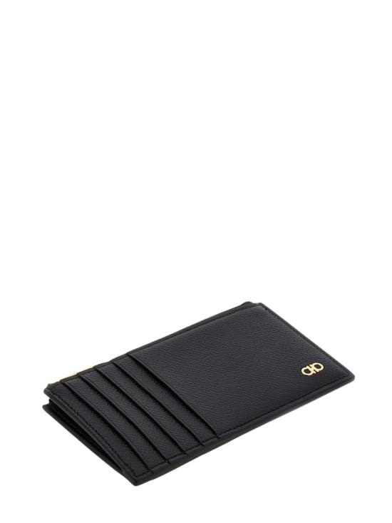 26FW 살바토레 페라가모 간치니 카드지갑 661453775663001 Black - SALVATORE FERRAGAMO