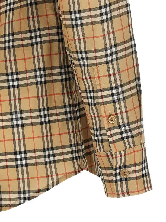  버버리 셔츠 LD8127758SANDIPCHECK BEIGE - BURBERRY