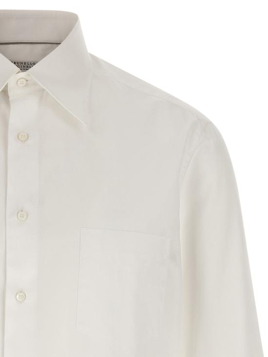  브루넬로 쿠치넬리 셔츠 LDMBUC40621C159 CREAM - BRUNELLO CUCINELLI