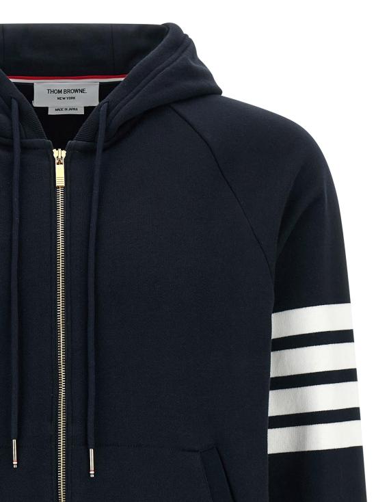 26FW 톰브라운 후드 티셔츠 TH257782BM BLUE - THOM BROWNE
