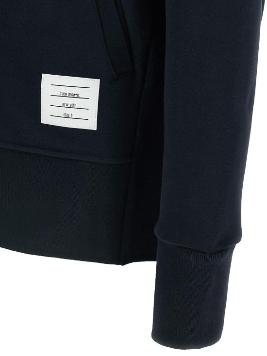 26FW 톰브라운 후드 티셔츠 TH257782BM BLUE - THOM BROWNE