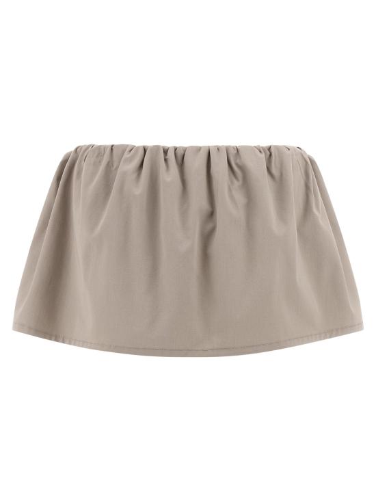 26SS 미우미우 숏팬츠 MI328870BM GRAY - MIU MIU