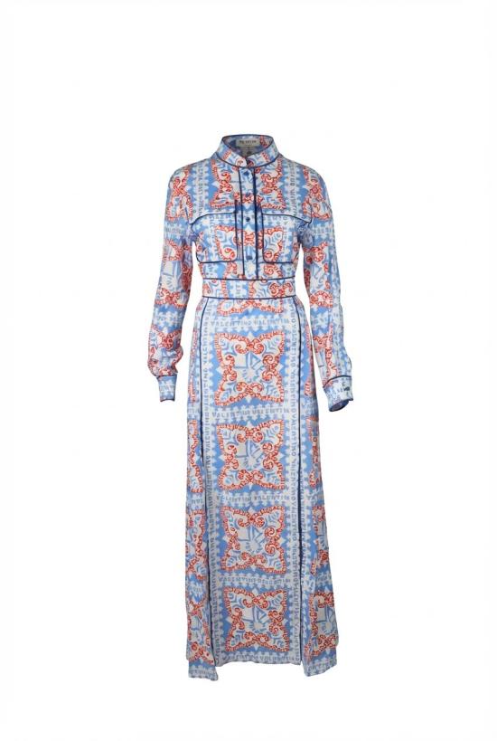 발렌티노 가라바니 원피스 01a0b0d8 502b 7c0b 8aa6 2cdc551899eb BLUE - VALENTINO GARAVANI