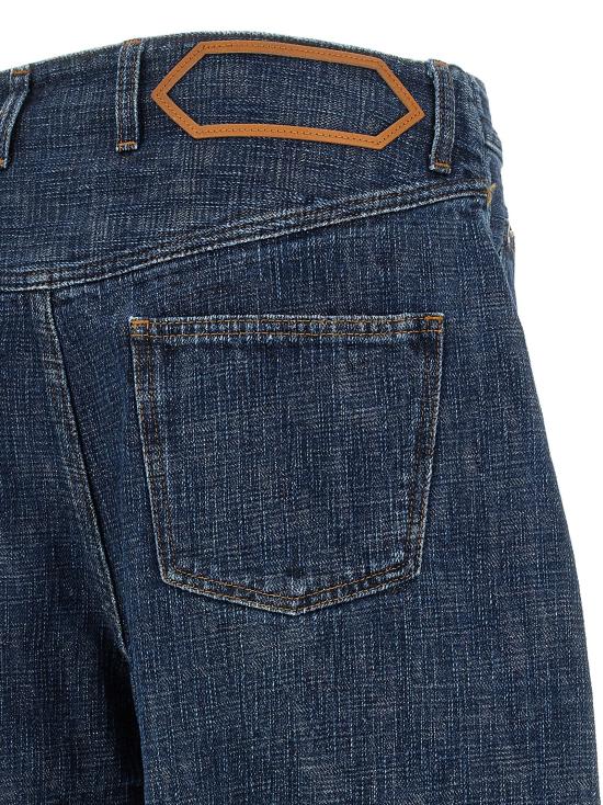  자크뮈스 데님 팬츠 LD26HPAM00578AD0007833C DARK BLUE - JACQUEMUS