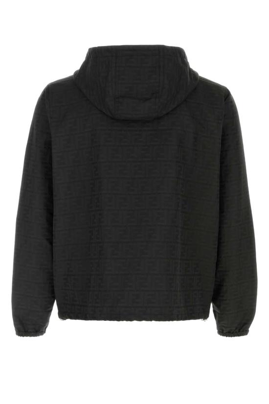 26FW 펜디 FF 모티프 나일론 프린티드 후디드 자켓 FF 모티프 나일론 프린티드 후디드 자켓 FW1463AMYB F0QA1 Black - FENDI