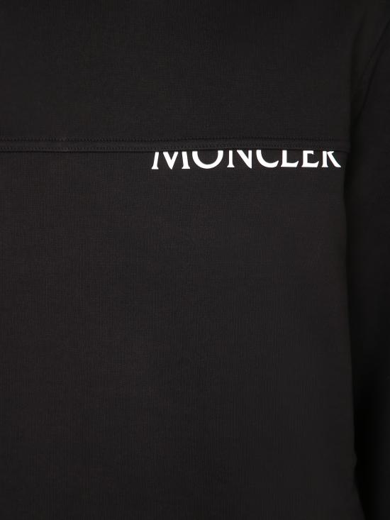 27FW 몽클레어 긴팔 티셔츠 L20918G000 54 89AZY 999 Black - MONCLER