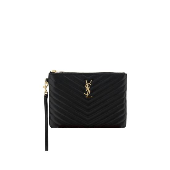 26FW 생로랑 클러치/파우치 SA379039CWU011000BB BLACK