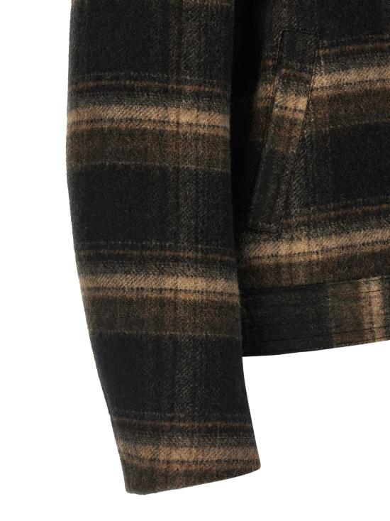 26FW 이자벨마랑에뚜왈 에뚜왈 길레안 체크 울 코트 MA0571FAD3D01EBKKI Brown - ISABEL MARANT ETOILE