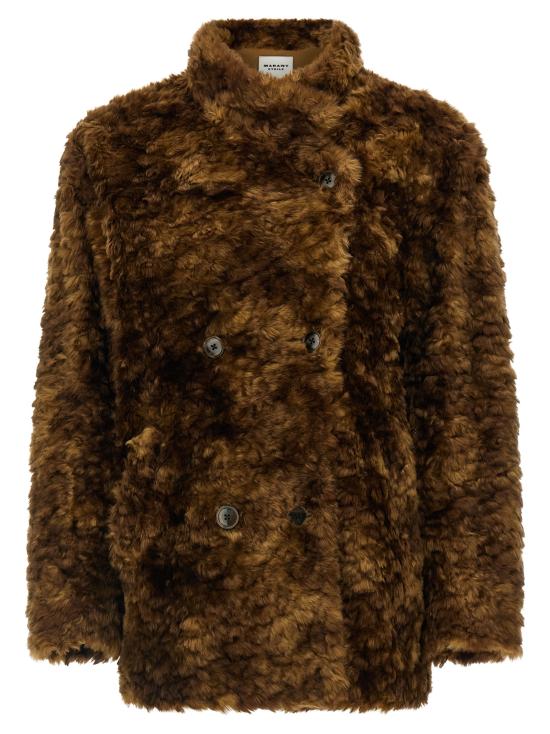26FW 이자벨마랑에뚜왈 자켓 MA0554FAD3A01E50BW Brown