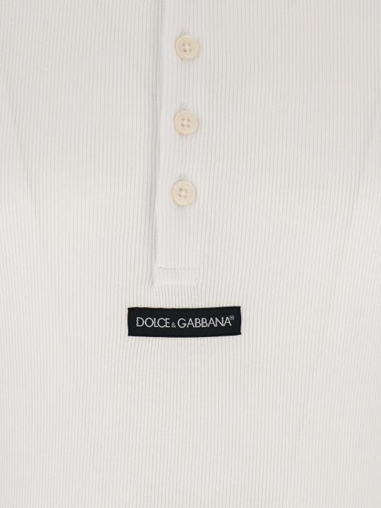 26FW 돌체앤가바나 탑 DO343591BM WHITE - DOLCE & GABBANA