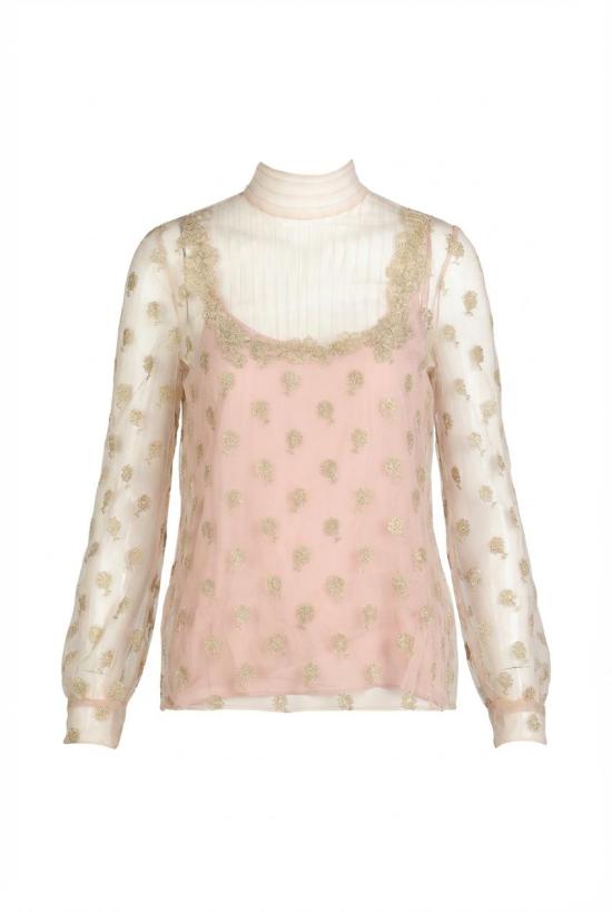  발렌티노 가라바니 블라우스 01a0b0d8 5cbe 7d0b 9d8d ddb732673fa7 PINK - VALENTINO GARAVANI