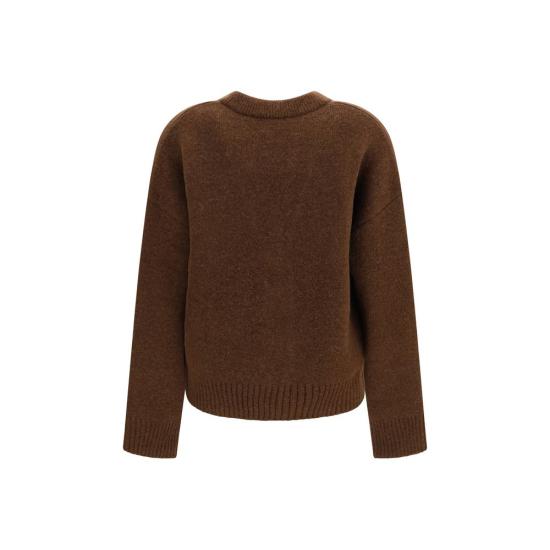 26FW 아미 가디건 AMUKC365KN0135A362BB BROWN - AMI
