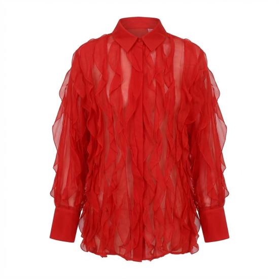  발렌티노 가라바니 블라우스 01a0b0be 2eac 7dfe 9a8e 15ebdf7be19f RED - VALENTINO GARAVANI
