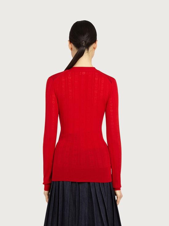  살바토레 페라가모 가디건 01a0b0bd e8c7 78c3 becc 3c15b0b9ed4e RED - SALVATORE FERRAGAMO