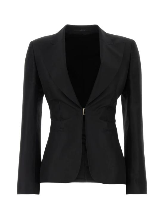 26FW 구찌 파인 실크 파이유 재킷 870960 ZAU9E1000 BLACK