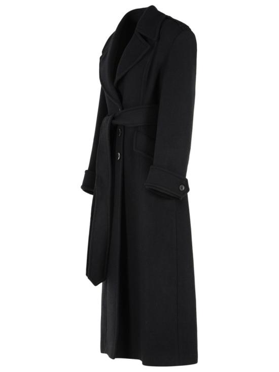26FW 블루마린 코트 RF6013T901A 22222 Black - BLUMARINE