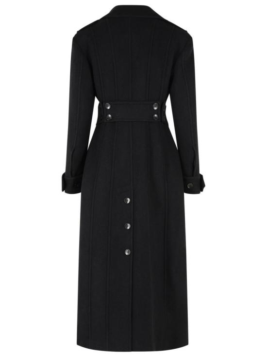 26FW 블루마린 코트 RF6013T901A 22222 Black - BLUMARINE