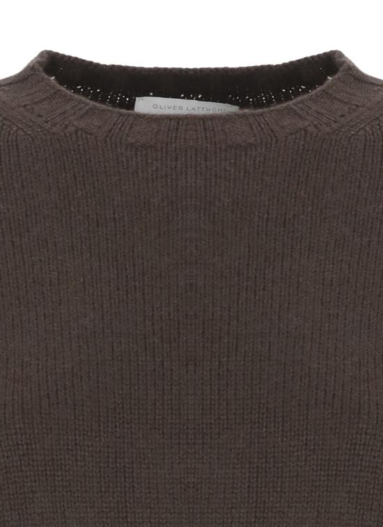 26FW 올리버 라투기 니트웨어 D315WSCOFFEE Brown - OLIVER LATTUGHI