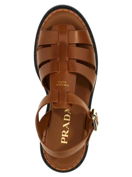  프라다 샌들 PR306116BM BROWN - PRADA