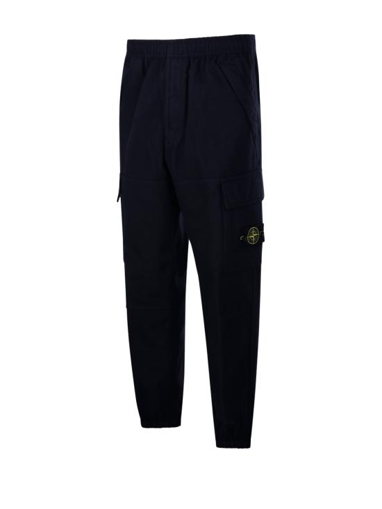 26FW 스톤 아일랜드 시그니처 와펜 로고 카고 팬츠 S153100050 S0451 V0020 NAVY BLUE - STONE ISLAND