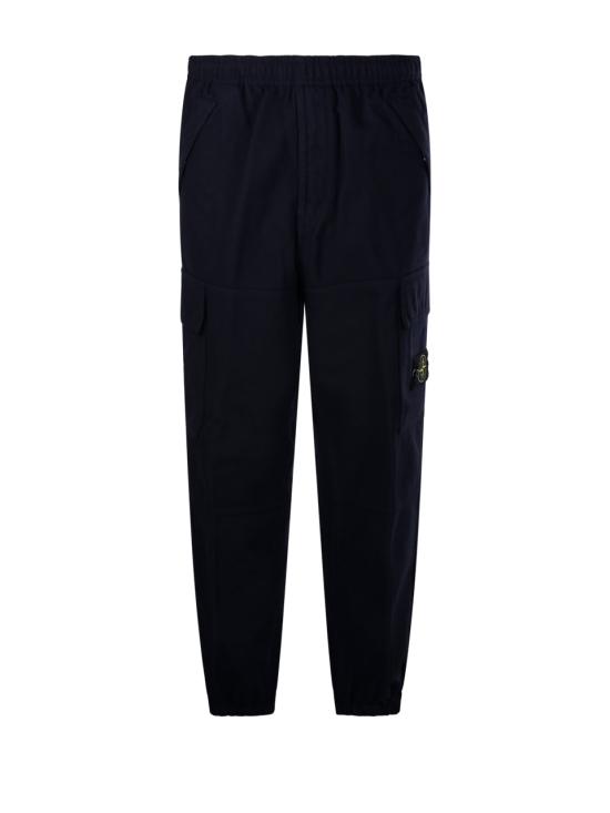26FW 스톤 아일랜드 시그니처 와펜 로고 카고 팬츠 S153100050 S0451 V0020 NAVY BLUE