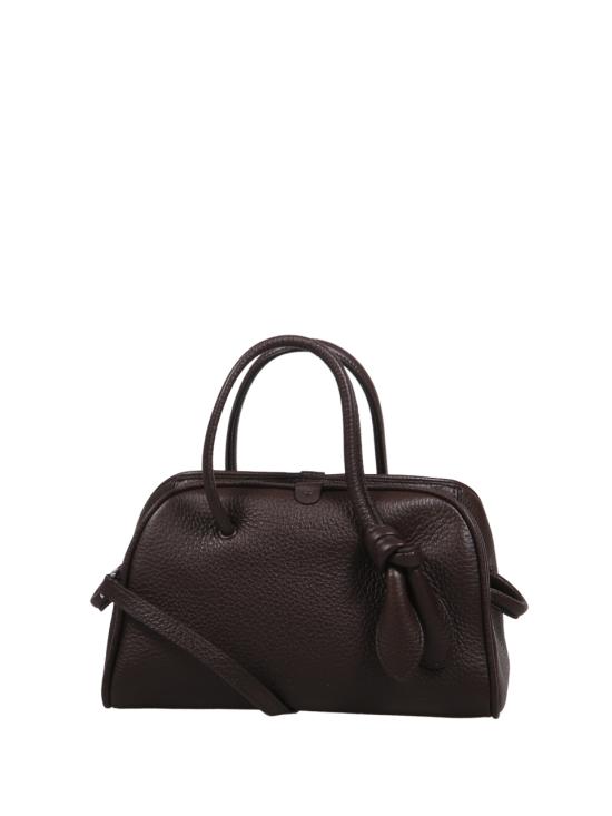 26FW 자크뮈스 TURISMO 투리스모 소프트 스몰 볼링 토트벡 BAW00416AC03A03 880 DARK BROWN
