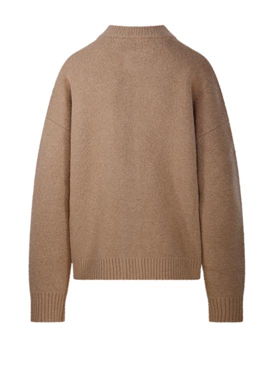 26FW 아미 ADC 하트 인타르시아 알파카 니트 가디건 UKC366 KN0135 A278 BEIGE MASTIC ECRU - AMI