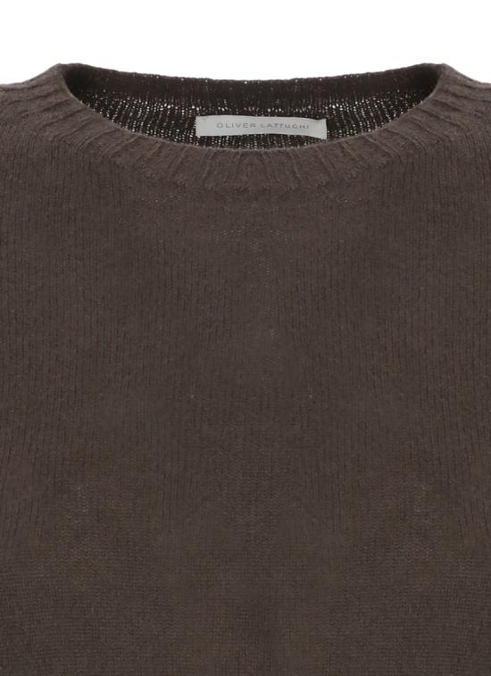 26FW 올리버 라투기 니트웨어 D313WSCOFFEE Black - OLIVER LATTUGHI