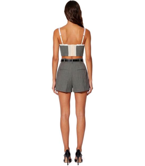 26FW 엘리자베타프랜치 숏팬츠 SH00767E2 431 40 Grey - ELISABETTA FRANCHI