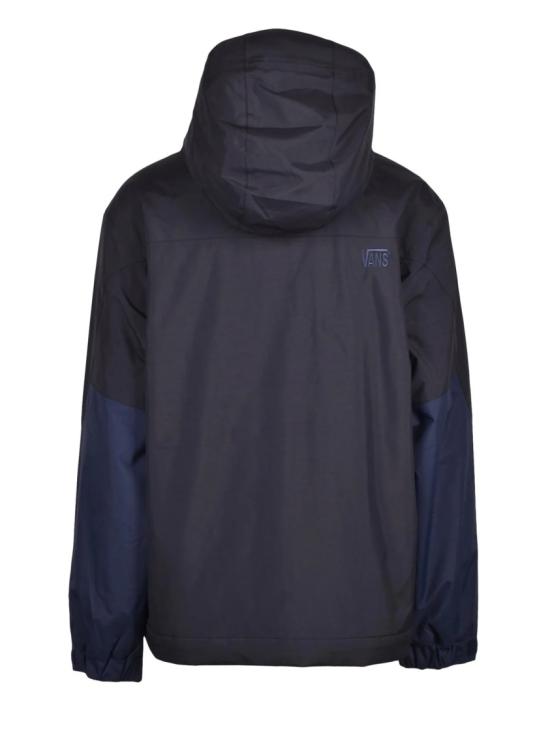 25FW 반스 자켓 파란색/검은색 투톤 방수 나일론 재킷 - VANS