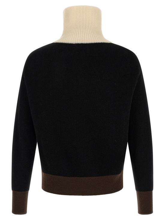 26FW 키톤 터틀넥 D62932K0579L01NEROCAMMELLOPANNA Black - KITON