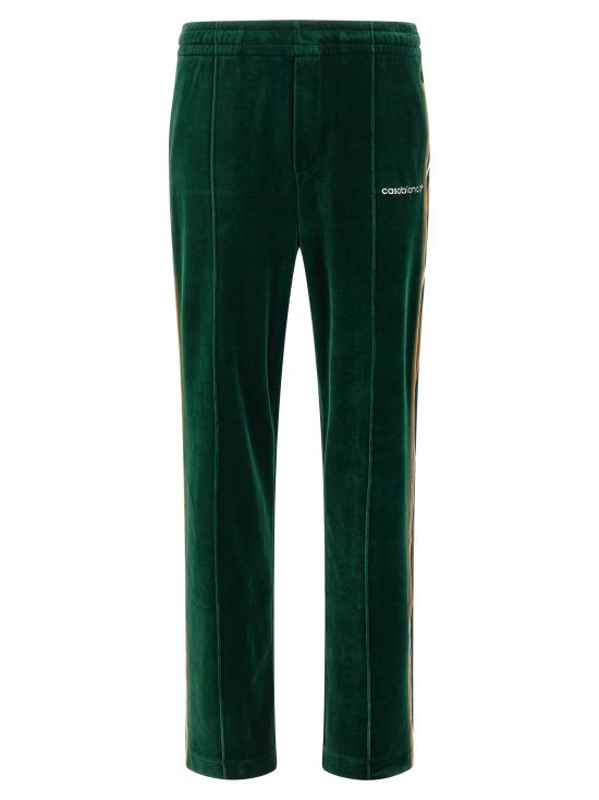 26FW 카사블랑카 트레이닝/조거 팬츠 MAW26JTR39701GREENBROWNOFFWHITE