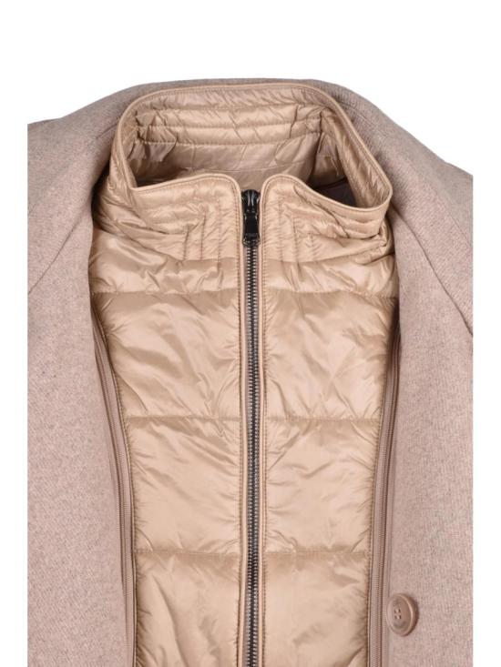 25FW Yes Zee 자켓 더블 브레스트 탈착식 빕 피코트 - OTHER BRANDS