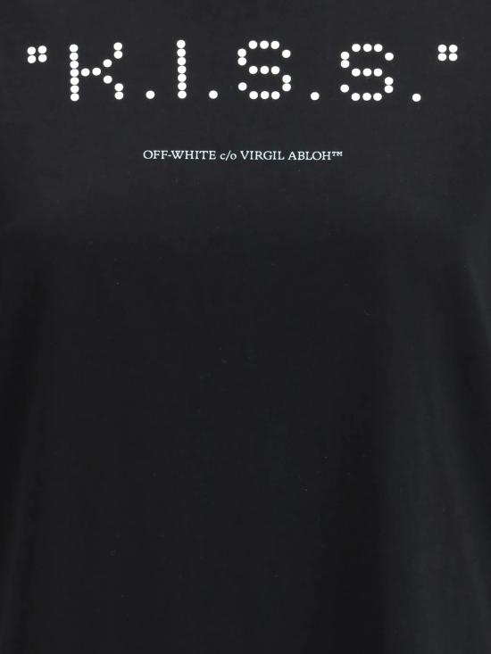 26SS 오프화이트 반팔 티셔츠 2AA089S26JER007 W003 BLACK WHITE - OFF WHITE