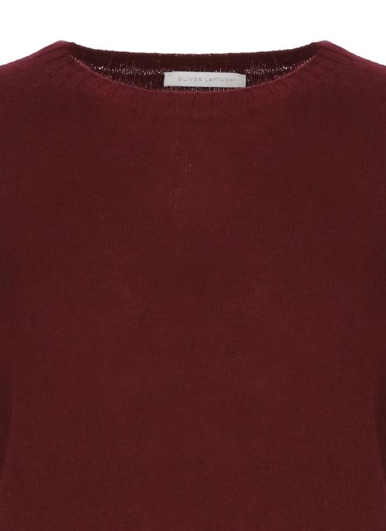 26FW 올리버 라투기 니트웨어 D313WSWINE Burgundy - OLIVER LATTUGHI