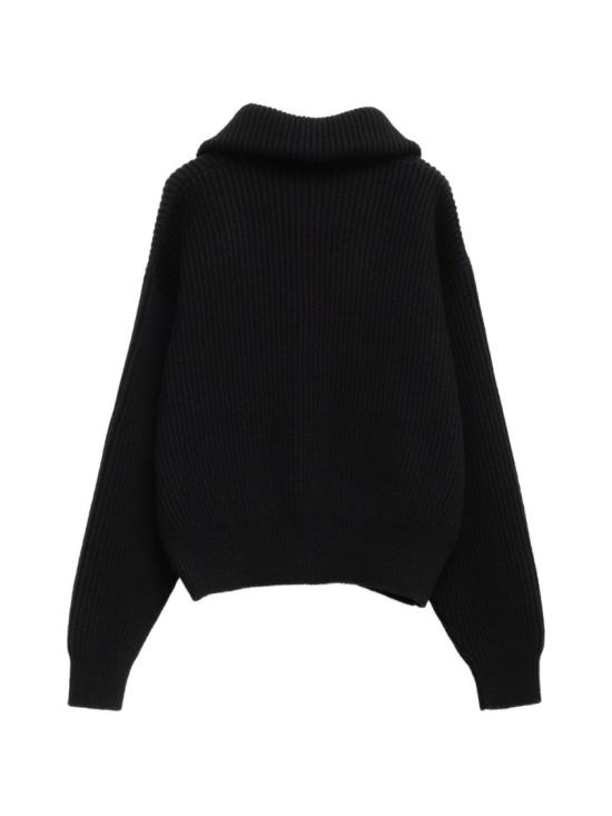 26FW 알라이아 니트웨어 AA9G0147K276D995 Black - ALAIA