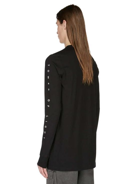  릭 오웬스 긴팔 티셔츠 레벨 Ls 티 - RICK OWENS