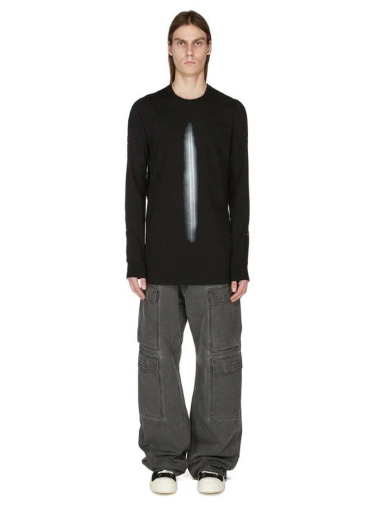  릭 오웬스 긴팔 티셔츠 레벨 Ls 티 - RICK OWENS