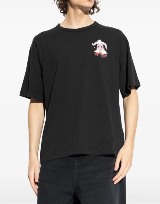 26FW 겐조 반팔 티셔츠 FG55TS4014SK99J Black - KENZO