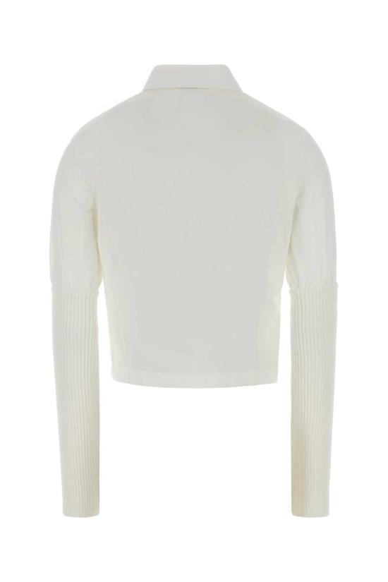 26FW 알라이아 셔츠 AA9C1023T611D 000 White - ALAIA