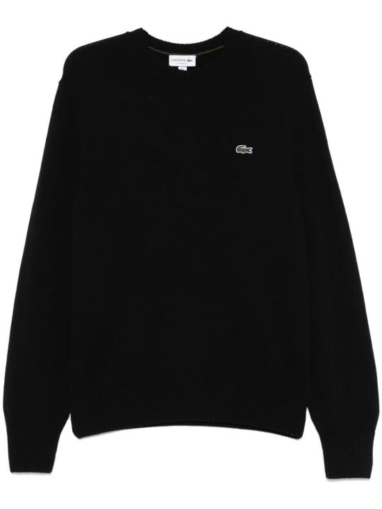 26FW 라코스테 크루넥 스웨터 AH2916 031 BLACK